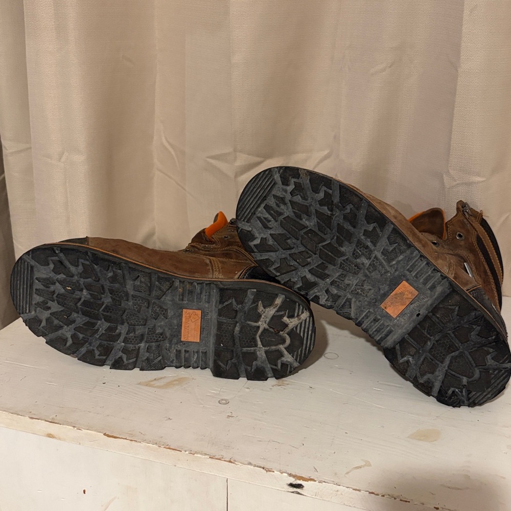 Herman Survivors Steel Toe Leather Work Boots - Picture 10 of 12